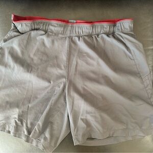Arc'teryx Athletic Gray Shorts with Red Accent
